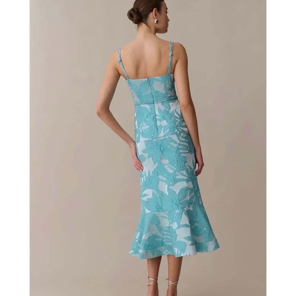 New o.p.t Jacqueline Dress glacial teal size XS